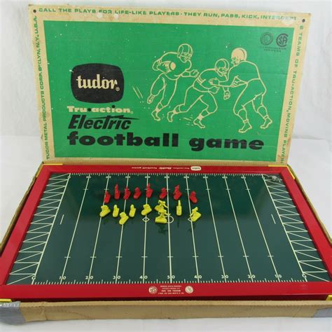 tudor electric football game vintage.